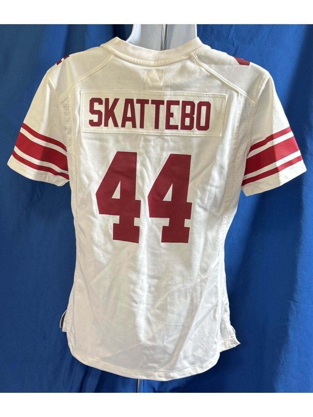 Nike Cam Skattebo New York Giants On Field Jersey White Womens Small NWT - Picture 2 of 9